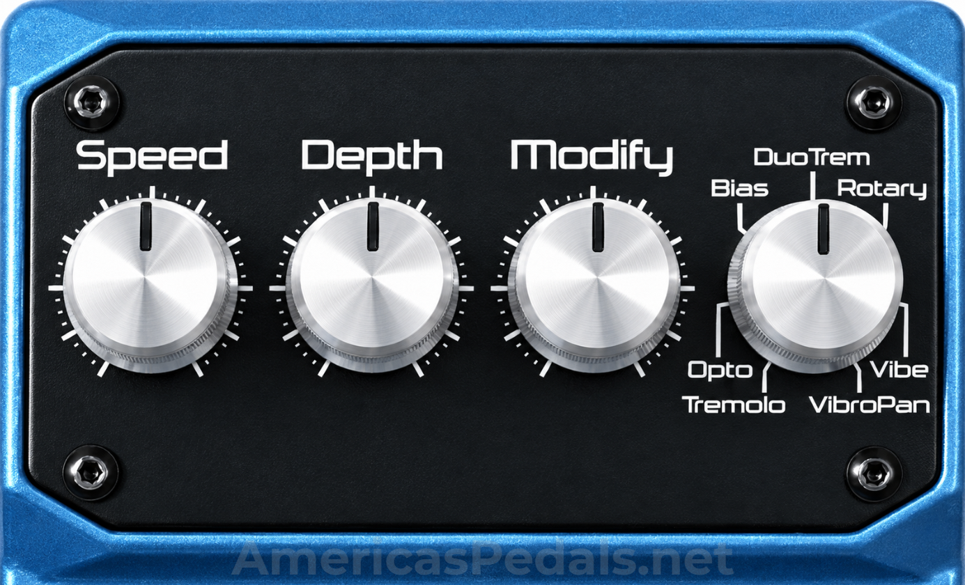 DigiTech HardWire TR-7 controls and effect selector